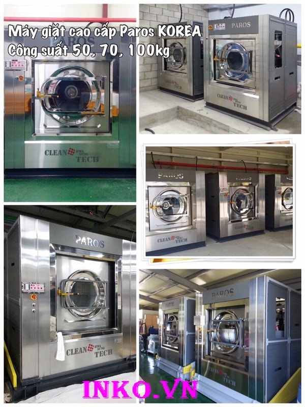 Máy giặt công nghiệp 70kg 80kg 100kg Made in KOREA giá rẻ